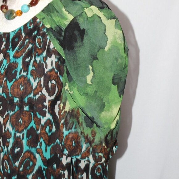 S.L Fashions Animal Print Fully Lined Dress - Picture 7 of 13